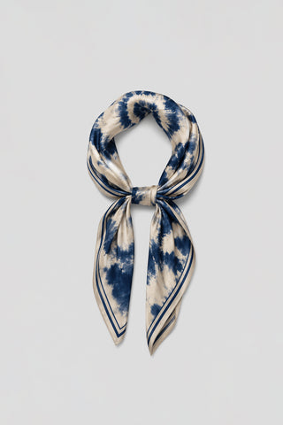 Saten Batik Desenli Fular
