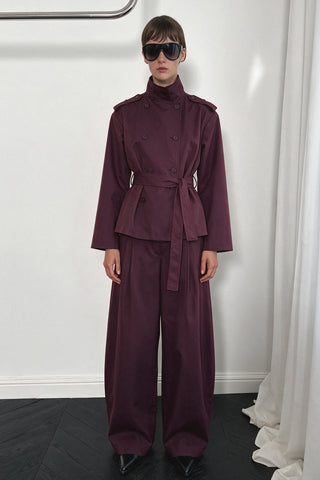 Icon Vatkalı Kısa Trenchcoat