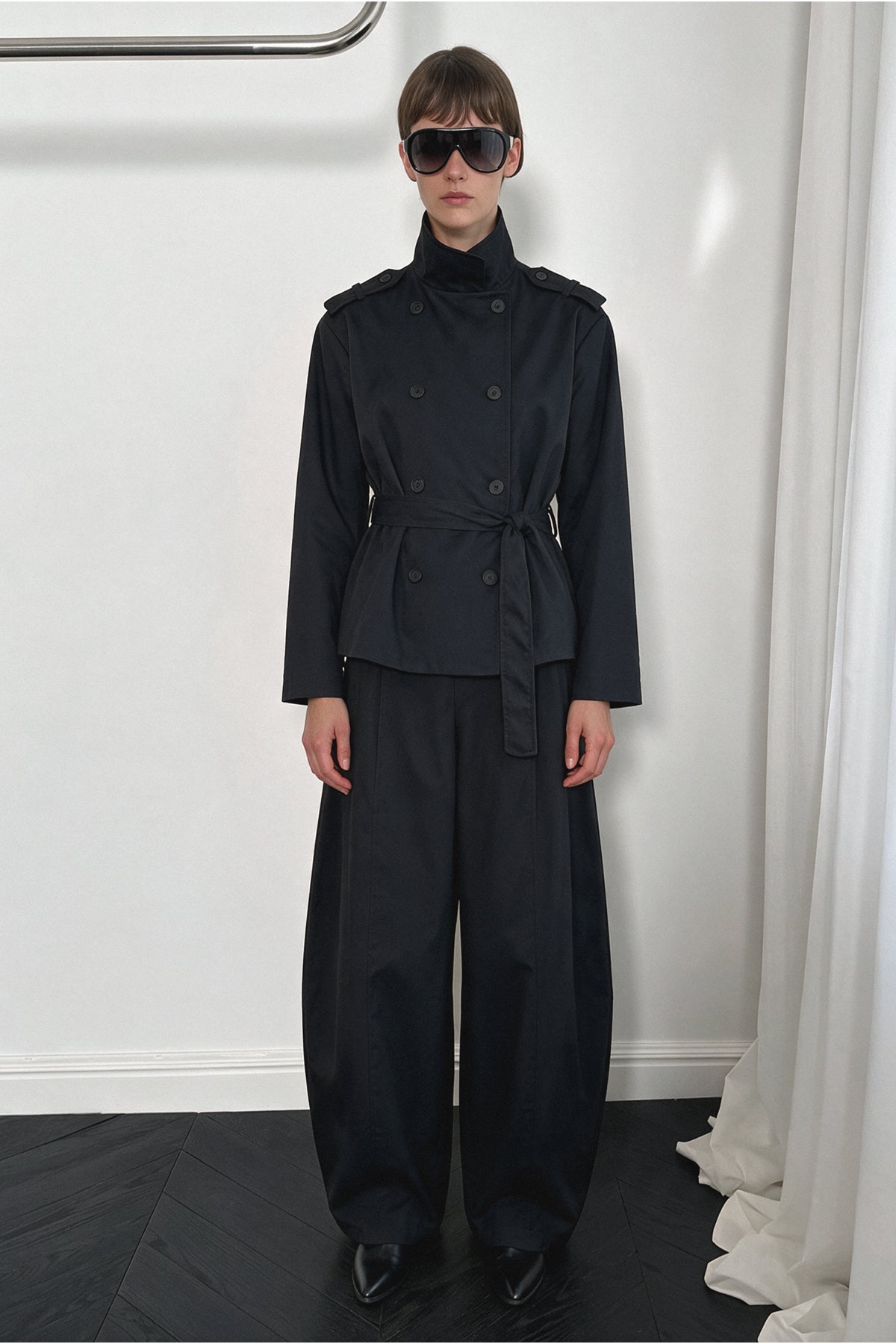 Icon Vatkalı Trenchcoat Baggy Pantolon Takım