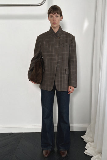Dik Yaka Blazer Ceket