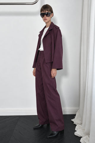 Icon Vatkalı Kısa Trenchcoat