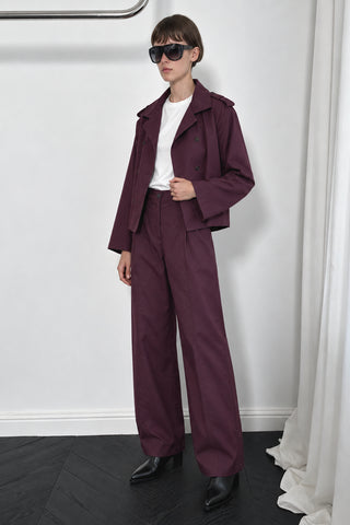 Icon Vatkalı Kısa Trenchcoat