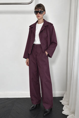 Icon Vatkalı Kısa Trenchcoat