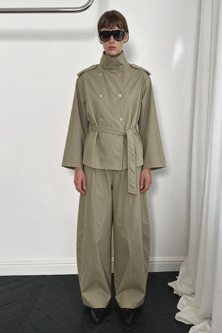 Icon Vatkalı Trenchcoat Baggy Pantolon Takım