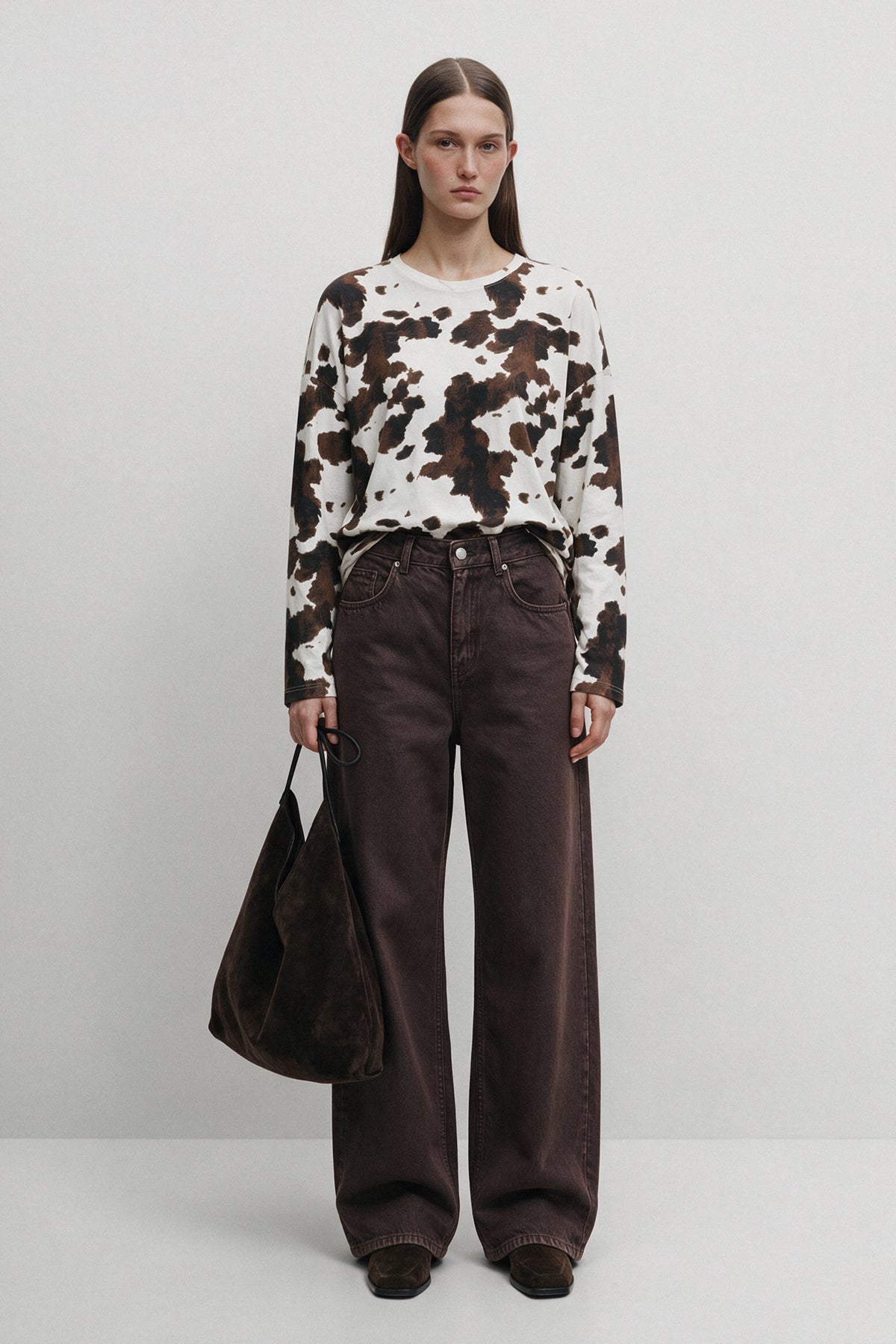 Hayvan Desenli Sweatshirt
