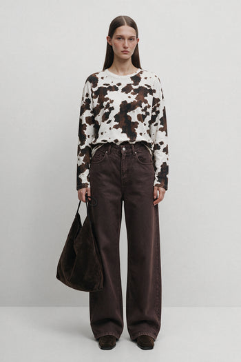 Hayvan Desenli Sweatshirt