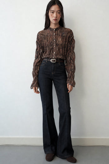 Büzgü Detaylı Bluz