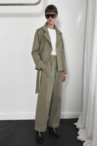 Icon Vatkalı Kısa Trenchcoat