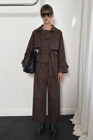 Vera Trenchcoat Bol Paça Pantolon Takım