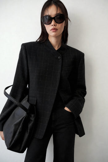 Dik Yaka Blazer Ceket