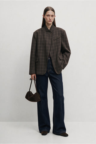 Dik Yaka Blazer Ceket