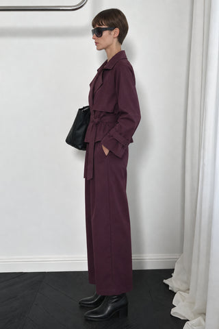 Vera Kuşaklı Kısa Trenchcoat