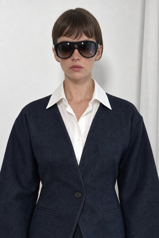 Rove Balon Kol Belden Oturtmalı Ceket
