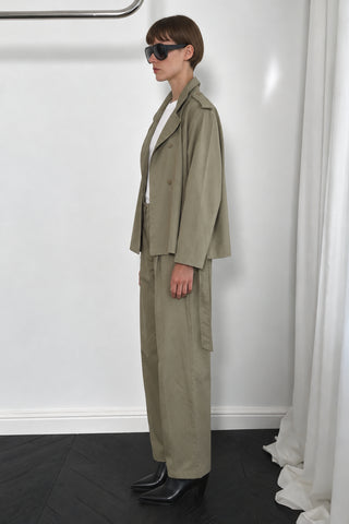 Icon Vatkalı Kısa Trenchcoat