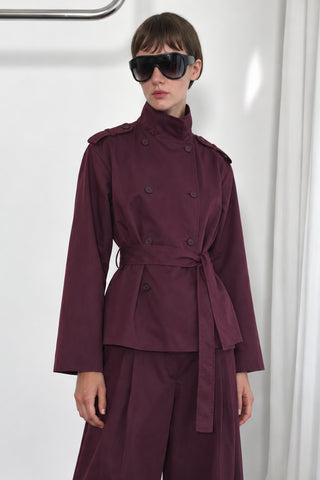 Icon Vatkalı Kısa Trenchcoat