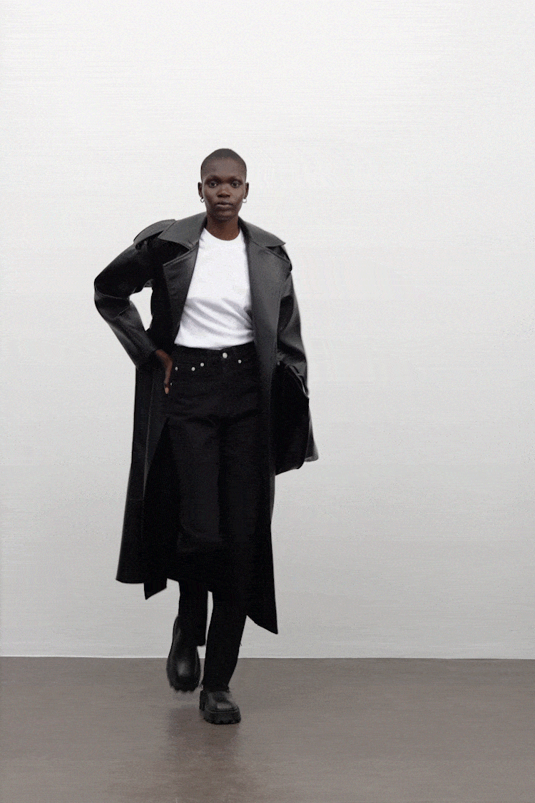 Maxi Deri Trenchcoat