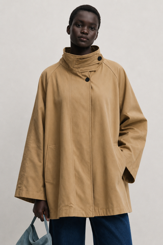 Dik Yaka Parka Ceket