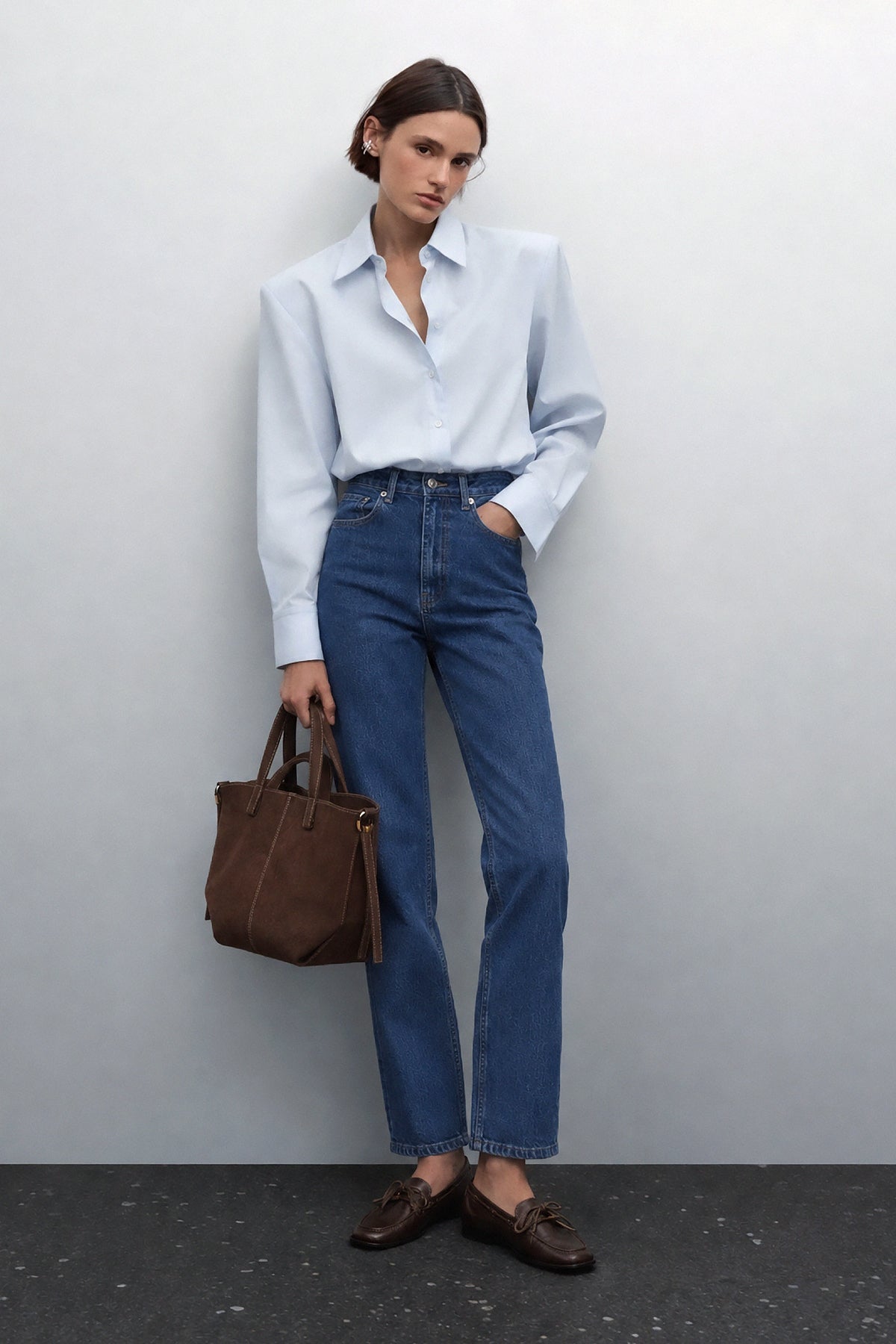 Mathilda Yüksek Bel Straight Fit Jean
