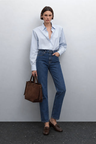 Mathilda Yüksek Bel Straight Fit Jean
