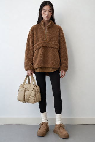 Teddy Fermuarlı Sweatshirt