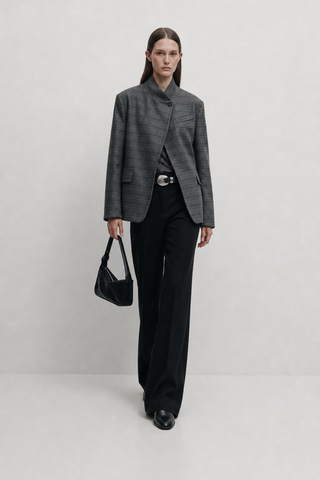 Dik Yaka Blazer Ceket