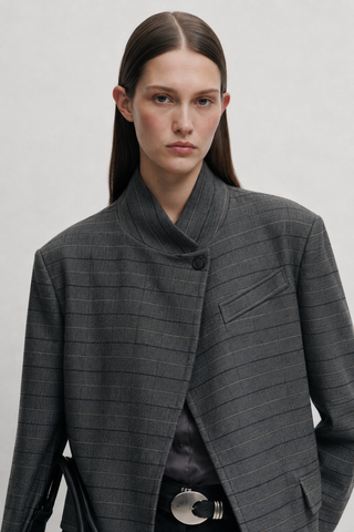 Dik Yaka Blazer Ceket