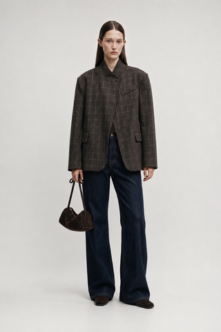 Dik Yaka Blazer Ceket