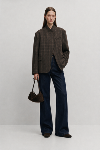 Dik Yaka Blazer Ceket