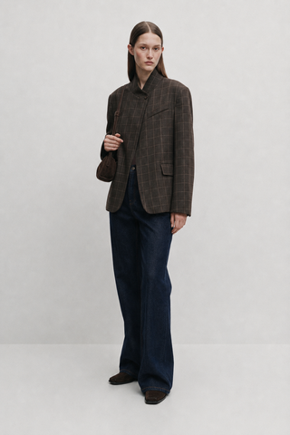 Dik Yaka Blazer Ceket