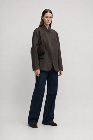 Dik Yaka Blazer Ceket