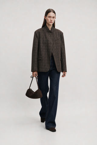 Dik Yaka Blazer Ceket