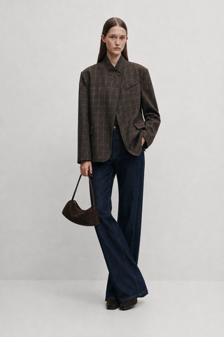Dik Yaka Blazer Ceket