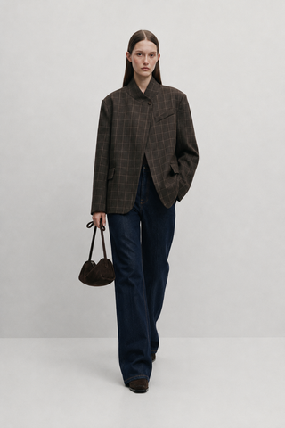 Dik Yaka Blazer Ceket