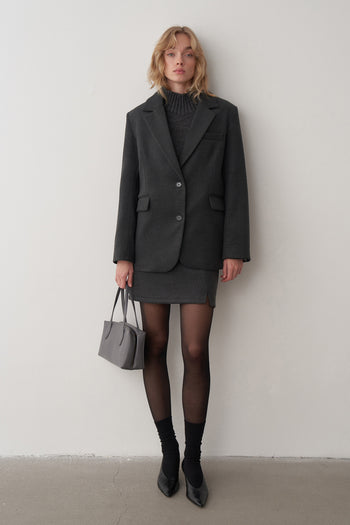 Antrasit Limited Edition Kaşe Ceket