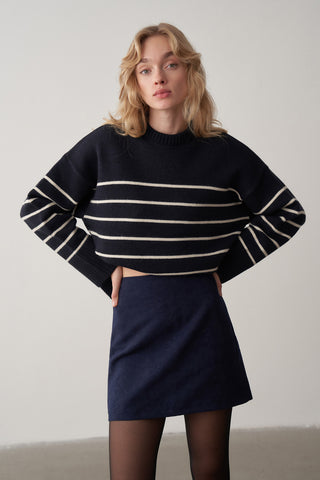 Süet Bomber Ceket Etek Takım