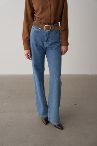 Mathilda Yüksek Bel Wide Leg Jean