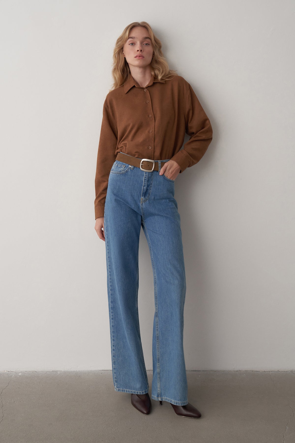 Mathilda Yüksek Bel Wide Leg Jean