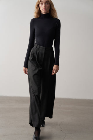 Lorn Kruvaze Çizgili Ceket Pantolon Takım