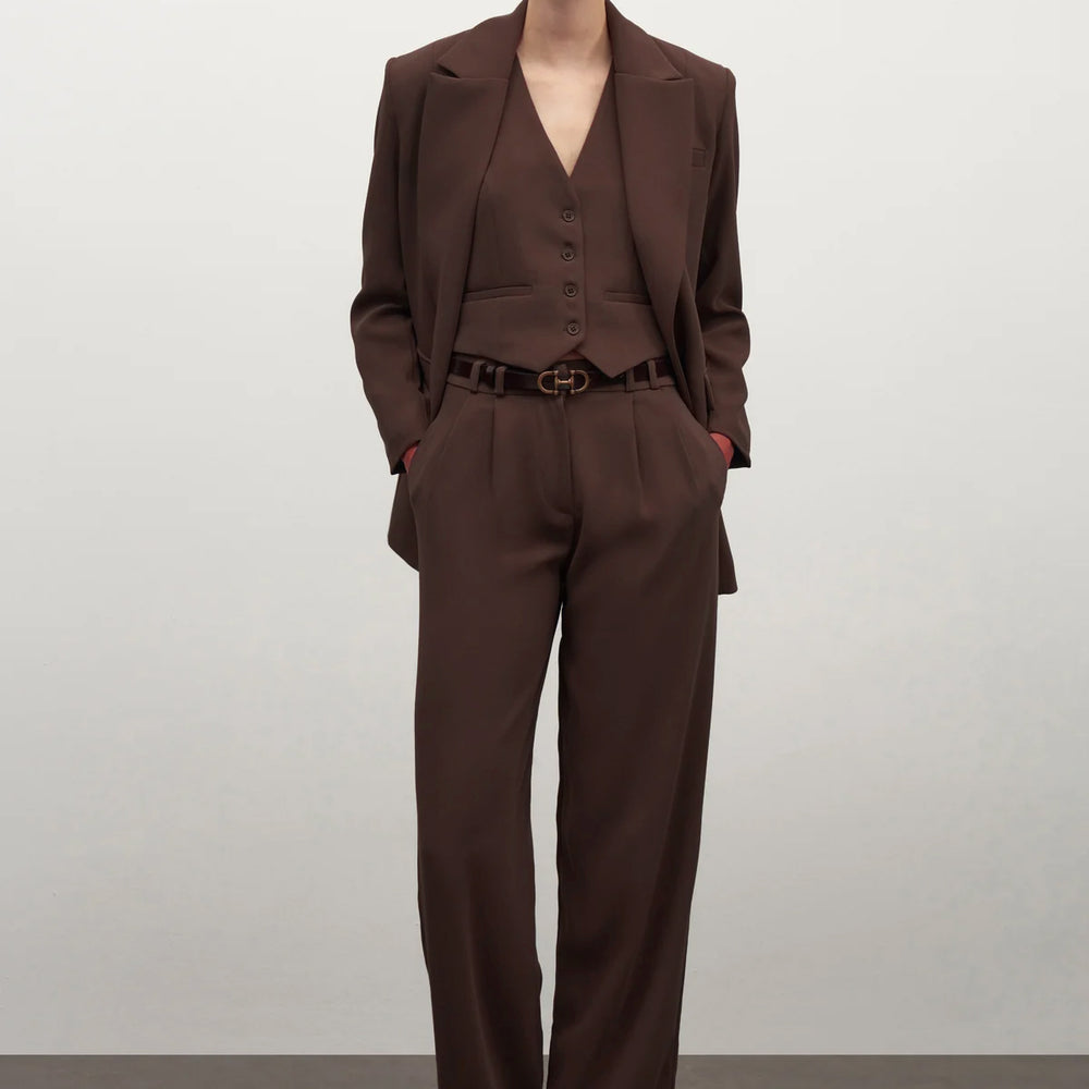 Brown Special Edition Palazzo Pantolon