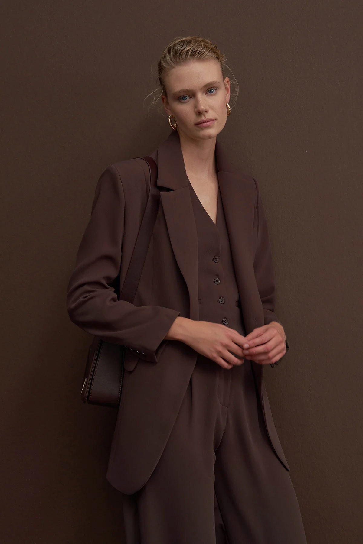 Brown Special Edition Oversize Ceket