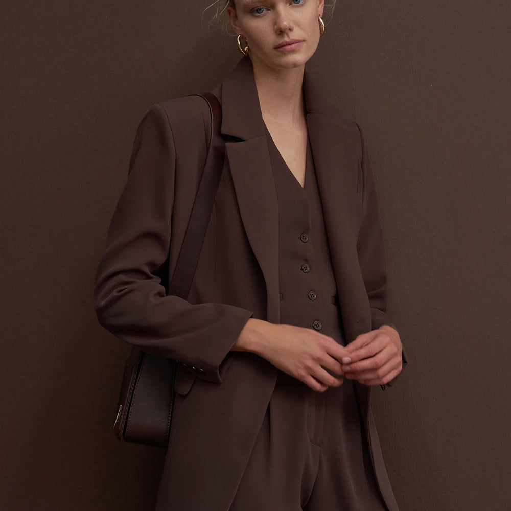 Brown Special Edition Oversize Ceket