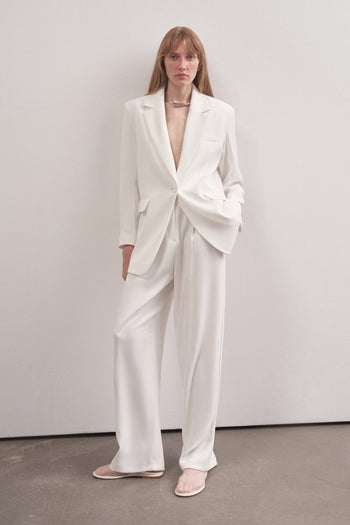 White Special Edition Oversize Ceket