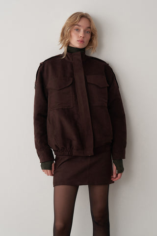 Süet Bomber Ceket