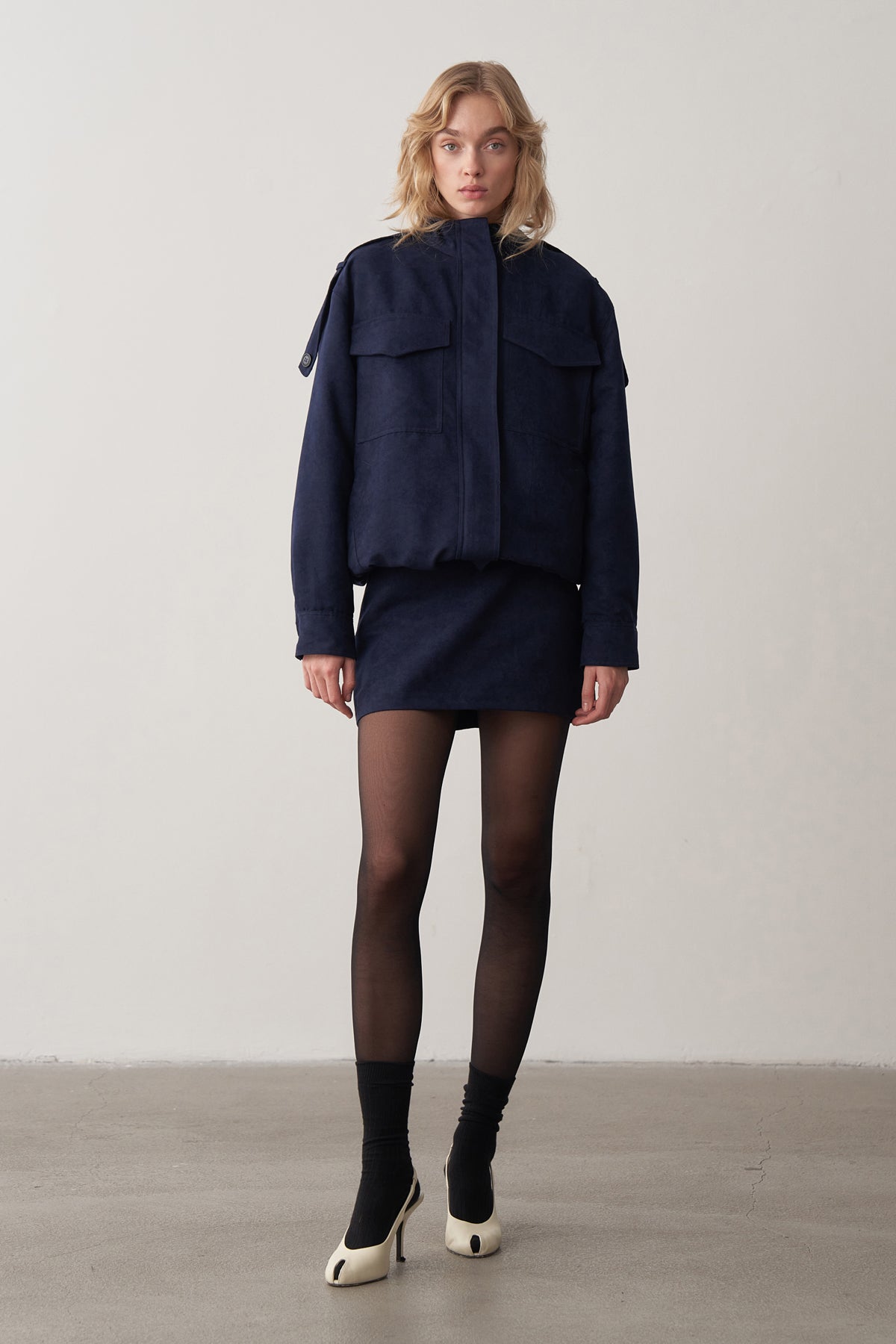 Süet Bomber Ceket