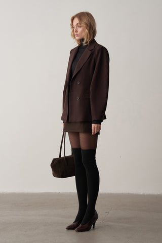 Nora Balon Kol Kruvaze Blazer Ceket