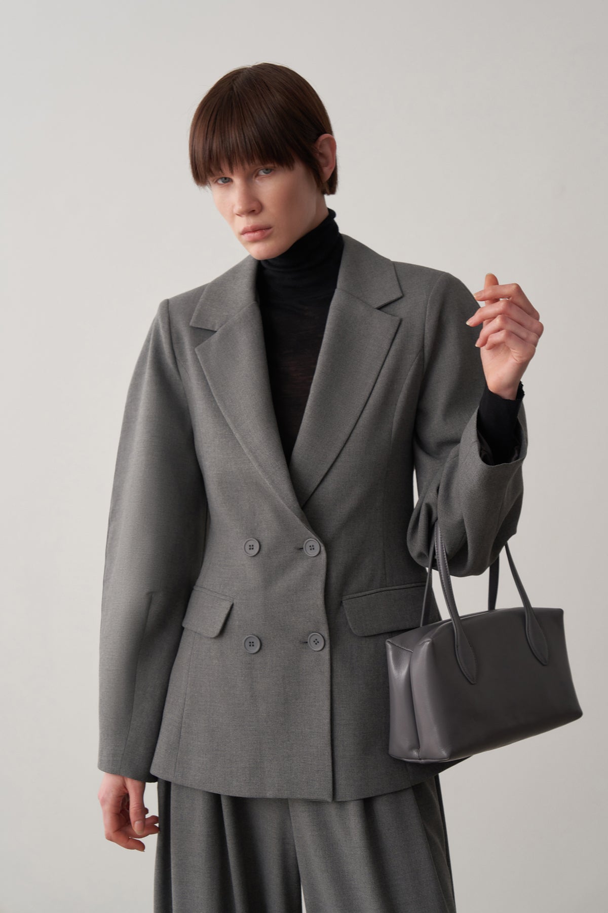 Nora Balon Kol Kruvaze Blazer Ceket