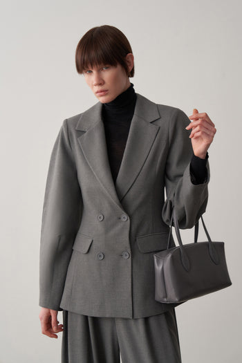 Nora Balon Kol Kruvaze Blazer Ceket