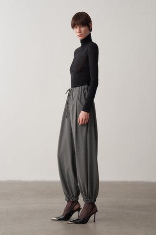 Nora Balon Kol Kruvaze Ceket Pantolon Takım