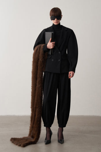 Nora Balon Kol Kruvaze Blazer Ceket