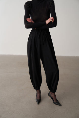 Nora Balon Kol Kruvaze Ceket Pantolon Takım